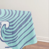 Japanse Aziatische Surf Golve Art Ocean Art Tafelkleed (Voorbeeld)