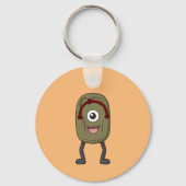 Japanse Bake-zouri (Ghost Sandal): Cool Yokai Sleutelhanger (Achterkant)