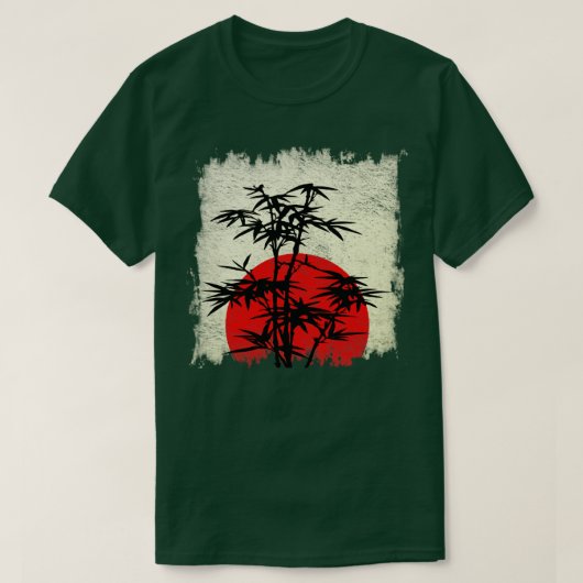 Japanse Bamboe1 T-shirt (Design voorkant)