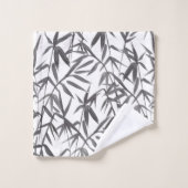 Japanse Bamboe Aquarel Bad Handdoek (Wasdoekje)