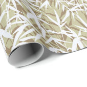 Japanse Bamboe Aquarel Cadeaupapier (Rol Hoek)