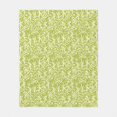 Japanse Bamboe Aquarel Fleece Deken (Voorkant)