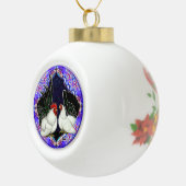 Japanse Bantam Cirkel Keramische Bal Ornament (Rechts)