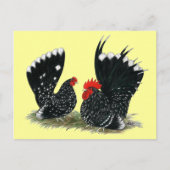 Japanse Bantams Mottled Briefkaart (Voorkant)