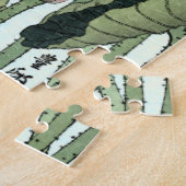 Japanse beeldende kunst | Lotusbloem Legpuzzel (Zijkant)