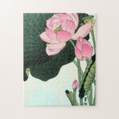  Japanse beeldende kunst | Lotusbloem Legpuzzel (Verticaal)