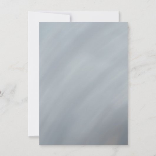 Japanse Berg Bruiloft Feest Kaart (Achterkant)