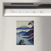 Japanse berg Fuji landschap magneet (Insitu (Vaatwasser))