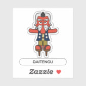 Japanse bergbeker Daitengu Sticker (Vel)