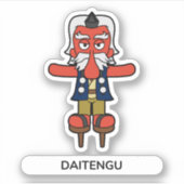 Japanse bergbeker Daitengu Sticker (Voorkant)