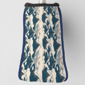 Japanse bergen naadloze patroon esthetisch golfheadcover (Draai 90)
