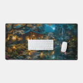 Japanse betoverde zentuin bureaumat (Keyboard & Muis)