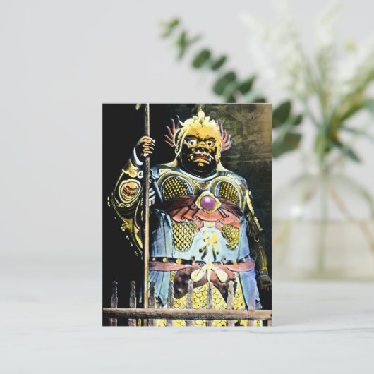 Japanse  bisschoppengod briefkaart (Staand voorkant)