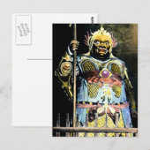 Japanse  bisschoppengod briefkaart (Voorkant / Achterkant)