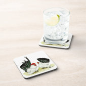 Japanse Blacktail Bantams Bier Onderzetter (Rechterzijde)