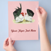 Japanse Blacktail Bantams Flyer (Hand)