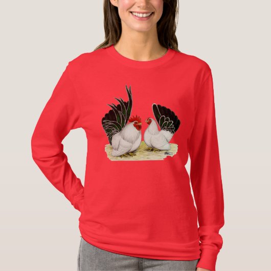 Japanse Blacktail Bantams T-shirt (Voorkant)