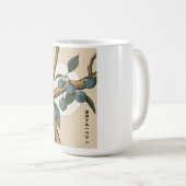 Japanse Blauwe Bessen Koffiemok (Voorkant rechts)