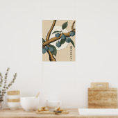 Japanse Blauwe Bessen Poster (Keuken)