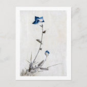 Japanse blauwe bloem, Hokusai, Ukiyo-e Briefkaart (Voorkant)