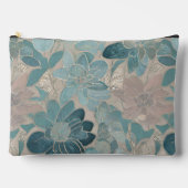 Japanse blauwe bloem kunstwerk etui (Voorkant)