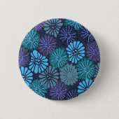 japanse blauwe Button (Voorkant)
