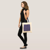 Japanse blauwe Canvas tas (Voorkant (model))