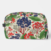 Japanse blauwe en rode bessen toilettasje (Voorkant)