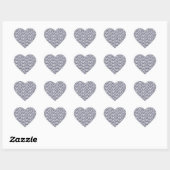 Japanse Blauwe Golven Seigaiha Zee Hart Sticker (Vel)