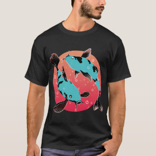 Japanse Blauwe Koi Vis T-shirt