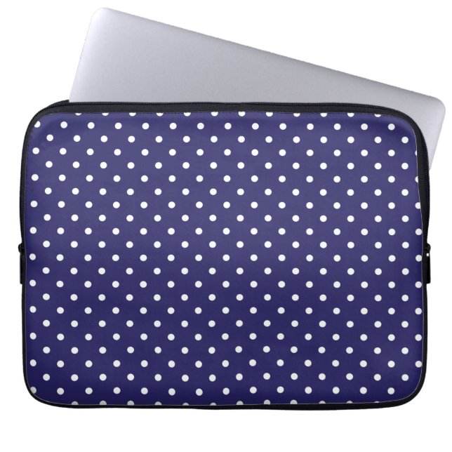 Japanse blauwe laptophoes laptop sleeve (Voorkant)