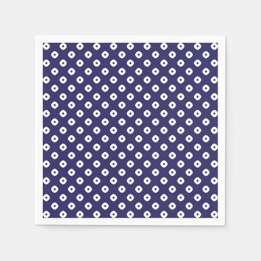 Japanse Blauwe Servetten (Voorkant)