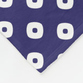 Japanse blauwe vleece-banket fleece deken (Hoek)