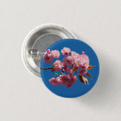 Japanse bloeiende kers2 ronde button 3,2 cm (Voorkant /achterkant)