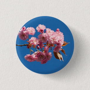 Japanse bloeiende kers2 ronde button 3,2 cm