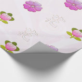 Japanse bloem cadeaupapier (Hoek)