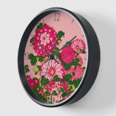 Japanse Bloem, Fuchsia en Coral Pink (Hoek)