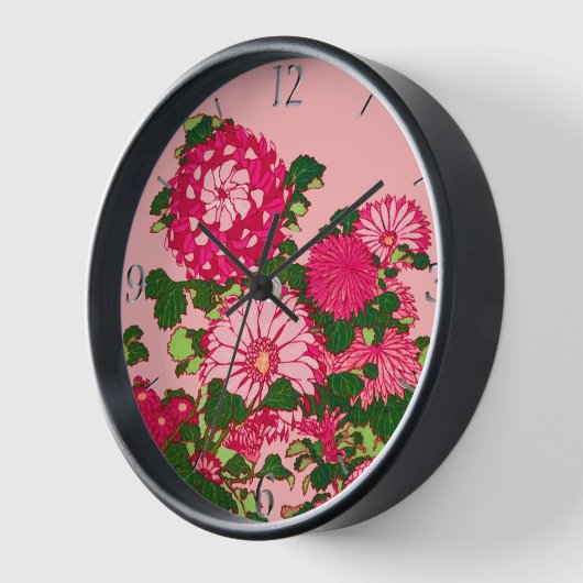 Japanse Bloem, Fuchsia en Coral Pink (Hoek)