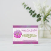 Japanse Bloem Juwelen HANDGEMAAKTE BOTANICALS OLIË Visitekaartje (Staand voorkant)