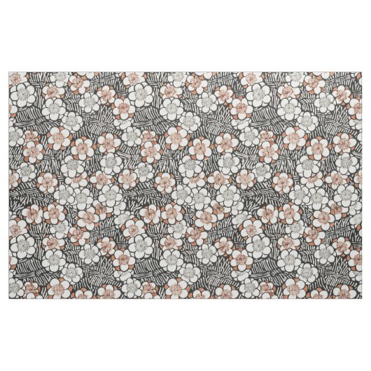 Japanse  bloem stof (Fat Quarter)