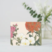  Japanse bloem voor sierdoeleinden Briefkaart (Staand voorkant)