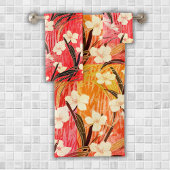 Japanse Bloemen Calm Sunset Cocktail Bad Handdoek