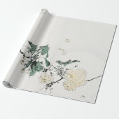 JAPANSE BLOEMEN inpakpapier (Uitgerold)