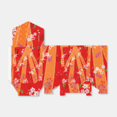 Japanse Bloemen Kimono Patroon Spring Bedankdoosjes (Uitgevouwen)