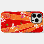 Japanse Bloemen Kimono Patroon Spring Case-Mate iPhone Case (Achterkant (horizontaal))