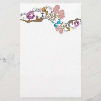 Japanse bloemen Schrijver Briefpapier