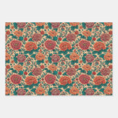 Japanse Bloemen Serie II Inpakpapier Vel (Voorkant 3)