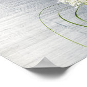 Japanse bloemenplank poster (Hoek)