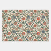 Japanse bloemenreeks inpakpapier vel (Voorkant 2)