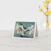 Japanse bloemfoto Kaart (Gele Bloem)